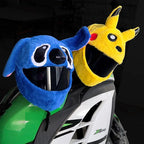 Fluffy Cartoon Motorcycle Helmet Cover Plush Set - Personalized Helmets Accessories - GiftMira