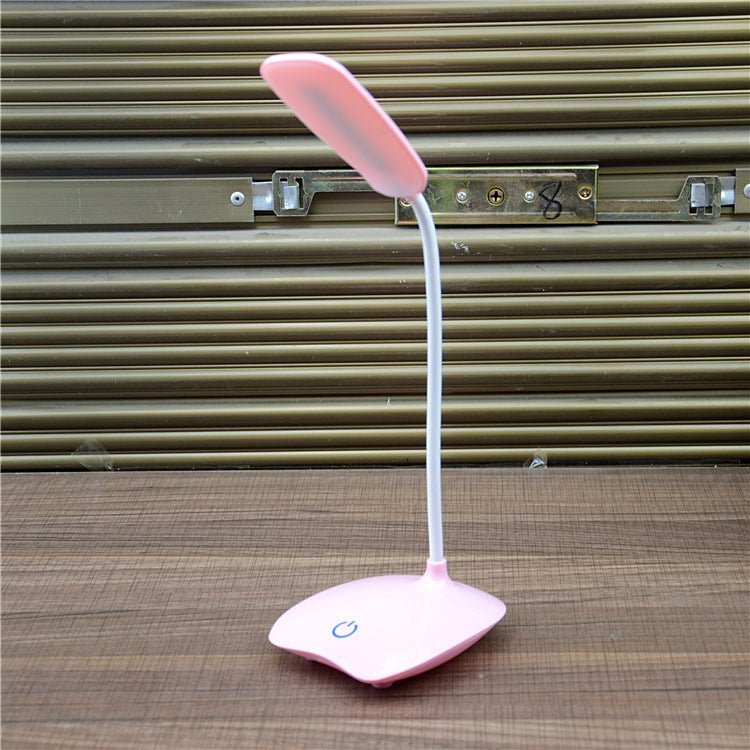 Foldable LED Desk Lamp with Touch Control, Adjustable Brightness, USB Rechargeable Eye Care Table Light for Study & Bedside - GiftMira