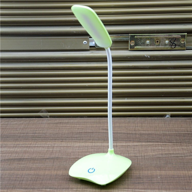 Foldable LED Desk Lamp with Touch Control, Adjustable Brightness, USB Rechargeable Eye Care Table Light for Study & Bedside - GiftMira