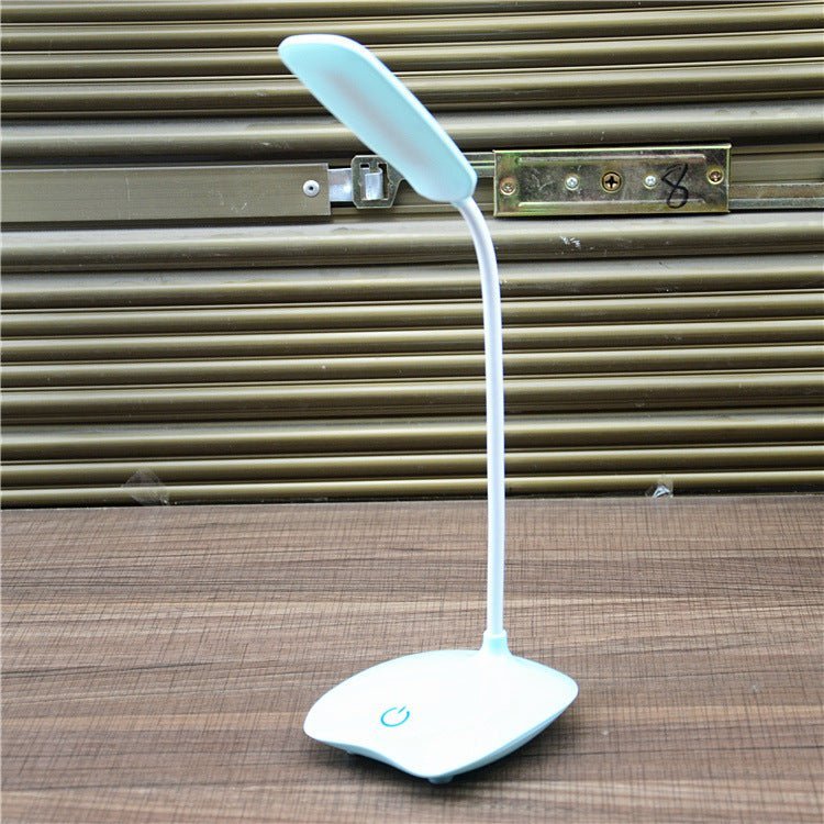 Foldable LED Desk Lamp with Touch Control, Adjustable Brightness, USB Rechargeable Eye Care Table Light for Study & Bedside - GiftMira