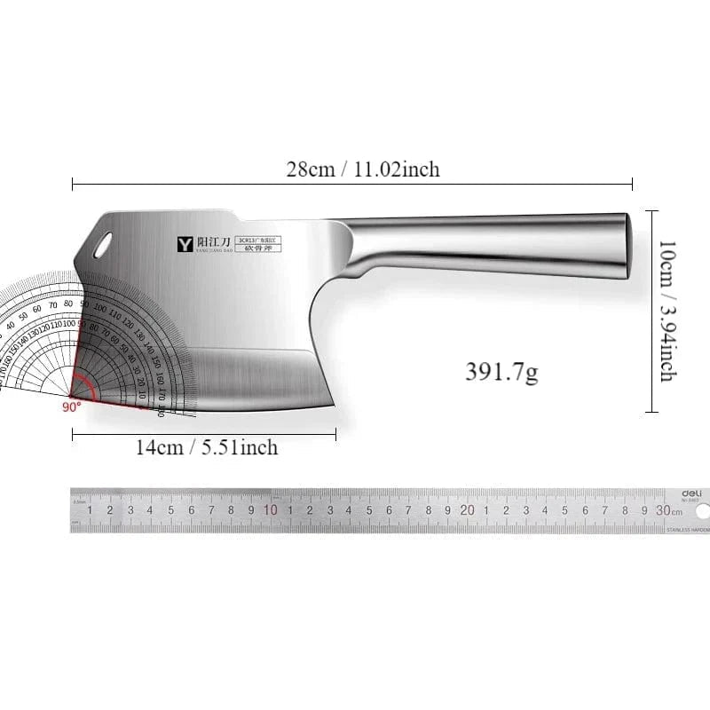 Forged Bone Cutting Knife - Premium Heavy - Duty Cleaver for Butchers - GiftMira