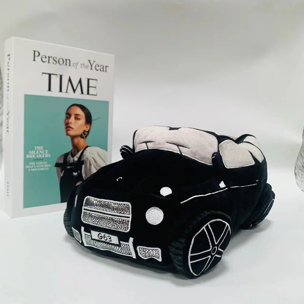 Fun & Fuzzy Car Shape Plush Slippers - GiftMira
