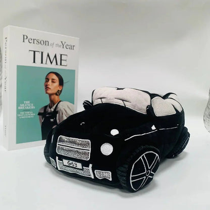 Fun & Fuzzy Car Shape Plush Slippers - GiftMira
