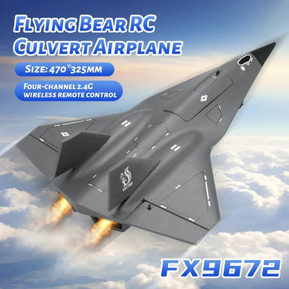 FX9672 "Darkstar" RC Stealth Jet | 4 - Channel 2.4G High - Performance Aircraft - GiftMira