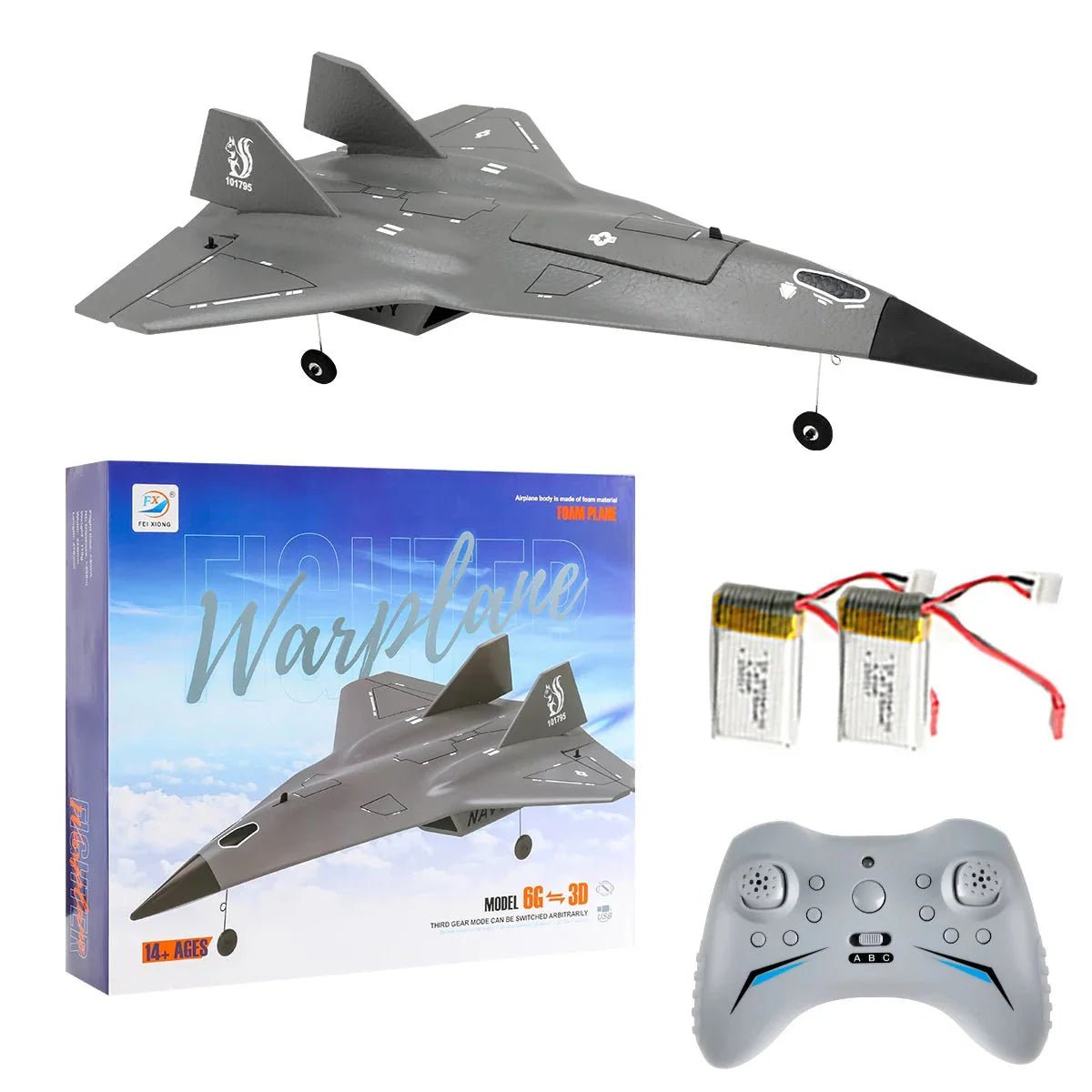 FX9672 "Darkstar" RC Stealth Jet | 4 - Channel 2.4G High - Performance Aircraft - GiftMira