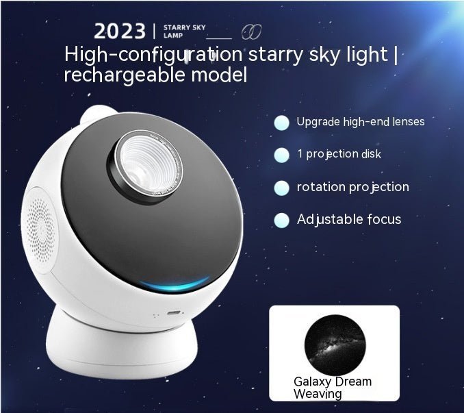 Galaxy Star Projector for Bedroom Night Light – Premium Complex Nebula Projector - GiftMira