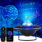 Galaxy Star Projector with Bluetooth Speaker — Nebula Night Light, Remote & Timer, Room Gift - GiftMira