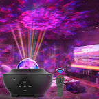 Galaxy Star Projector with Bluetooth Speaker — Nebula Night Light, Remote & Timer, Room Gift - GiftMira