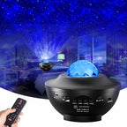 Galaxy Star Projector with Bluetooth Speaker — Nebula Night Light, Remote & Timer, Room Gift - GiftMira