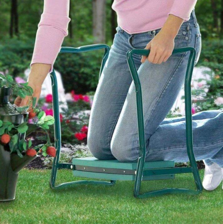 Gardener's Bench - Folding Ergonomic Kneeler Bench - GiftMira
