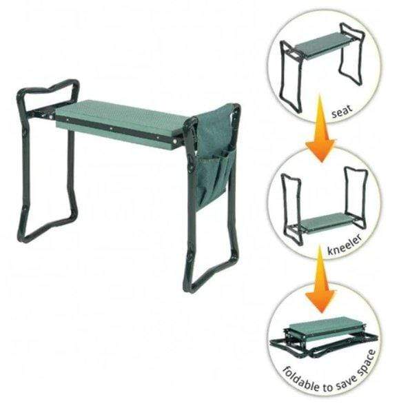 Gardener's Bench - Folding Ergonomic Kneeler Bench - GiftMira