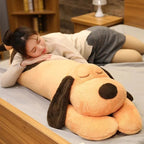 Giant Soft Dog Plush Pillow Doll – Long Sleep Companion & Stuffed Toy - GiftMira