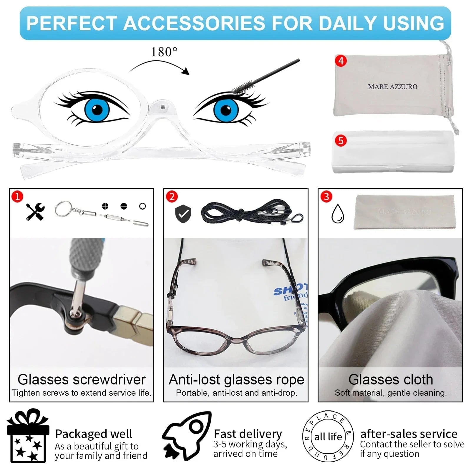 GlamReaders: Makeup Reading Glasses for Women - GiftMira
