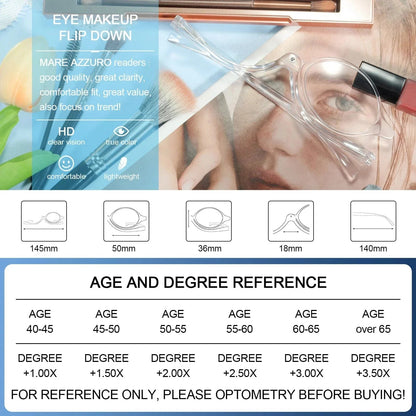 GlamReaders: Makeup Reading Glasses for Women - GiftMira