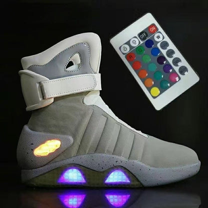 GlowStrides LED Sneaker Boots Back to the Future 2026 Edition 7 - Color USB - C Rechargeable Unisex - GiftMira