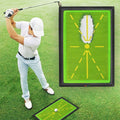 Golf Swing Tracker Mat – Swing Path Detection Practice Mat Indoor Outdoor Home Use 12x24in - GiftMira