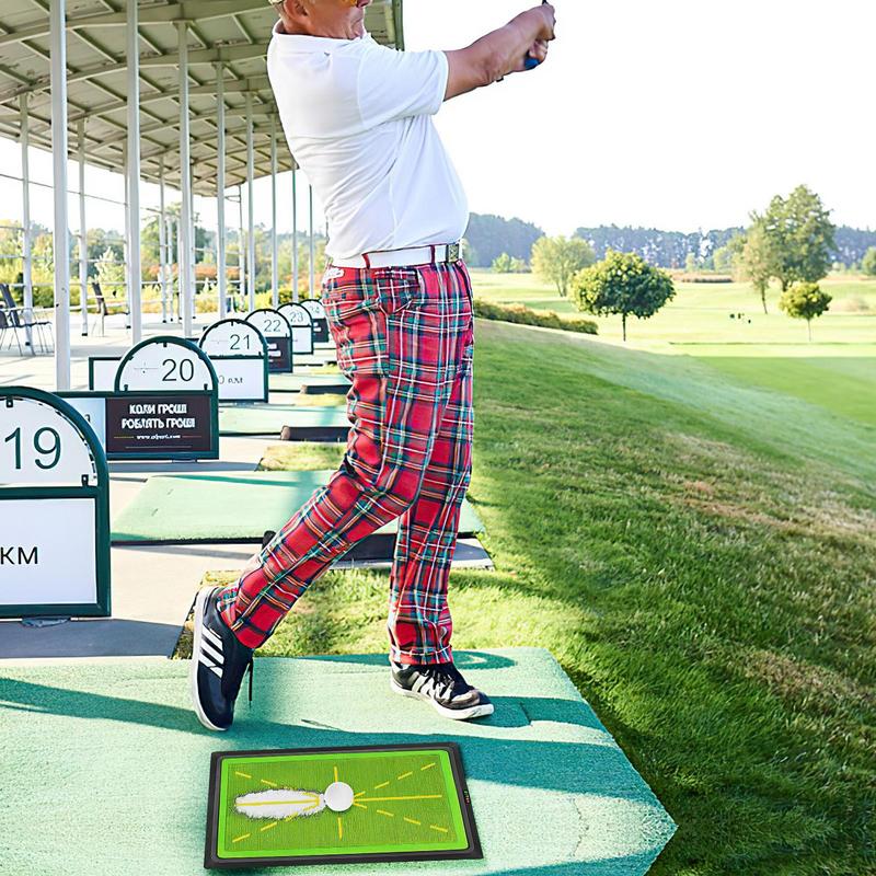 Golf Swing Tracker Mat – Swing Path Detection Practice Mat Indoor Outdoor Home Use 12x24in - GiftMira