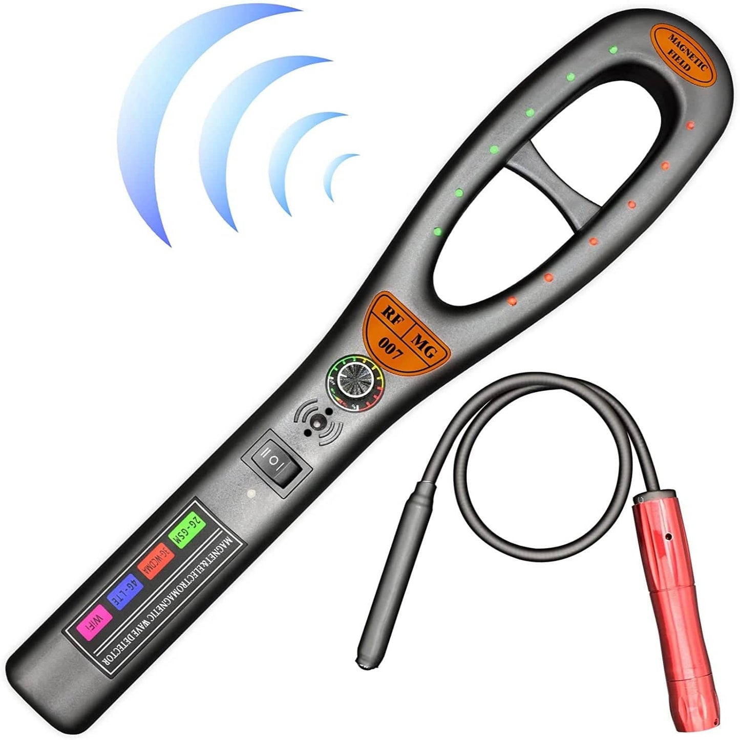 GPS Tracker Detector – Anti - Spy Hidden Camera & Tracking Device Finder, RF Signal Scanner, Portable - GiftMira