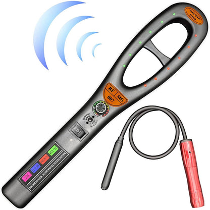 GPS Tracker Detector – Anti - Spy Hidden Camera & Tracking Device Finder, RF Signal Scanner, Portable - GiftMira