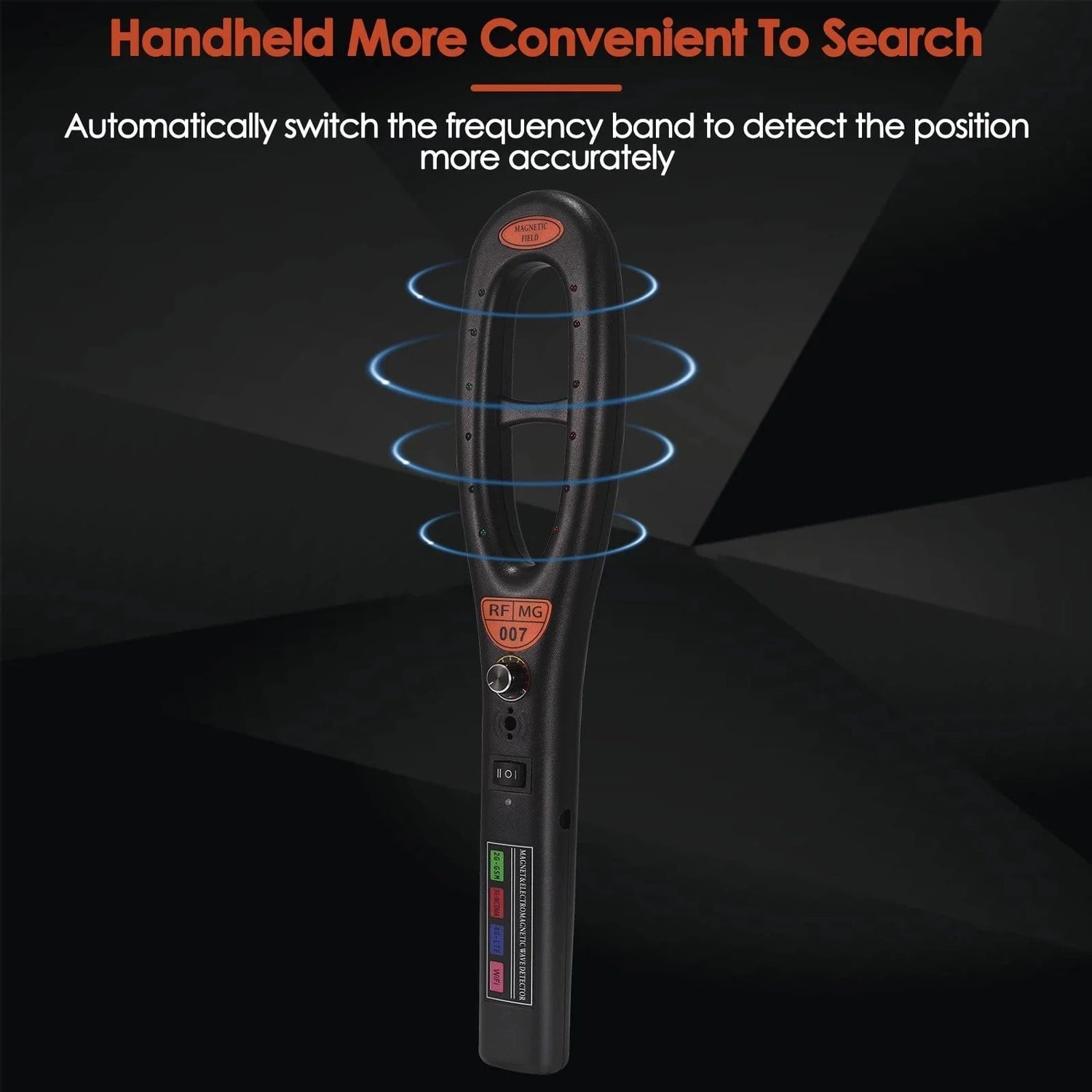 GPS Tracker Detector – Anti - Spy Hidden Camera & Tracking Device Finder, RF Signal Scanner, Portable - GiftMira