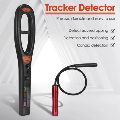 GPS Tracker Detector – Anti - Spy Hidden Camera & Tracking Device Finder, RF Signal Scanner, Portable - GiftMira