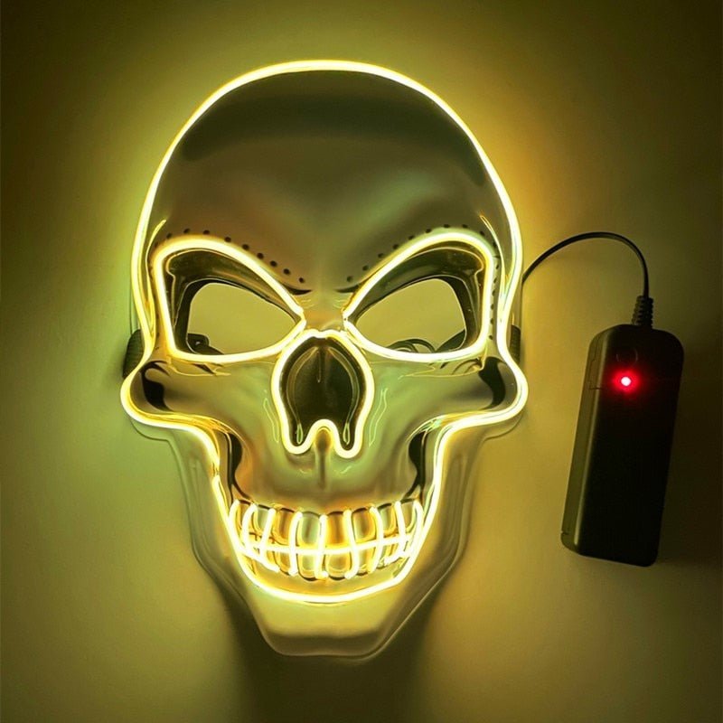 Halloween Movable Jaw Realistic Skull Mask - Best Full Head Latex Cosplay Mask - GiftMira