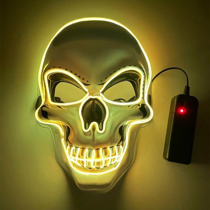 Halloween Movable Jaw Realistic Skull Mask - Best Full Head Latex Cosplay Mask - GiftMira
