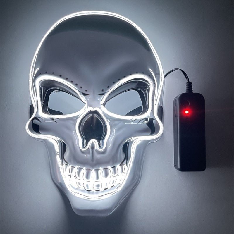 Halloween Movable Jaw Realistic Skull Mask - Best Full Head Latex Cosplay Mask - GiftMira