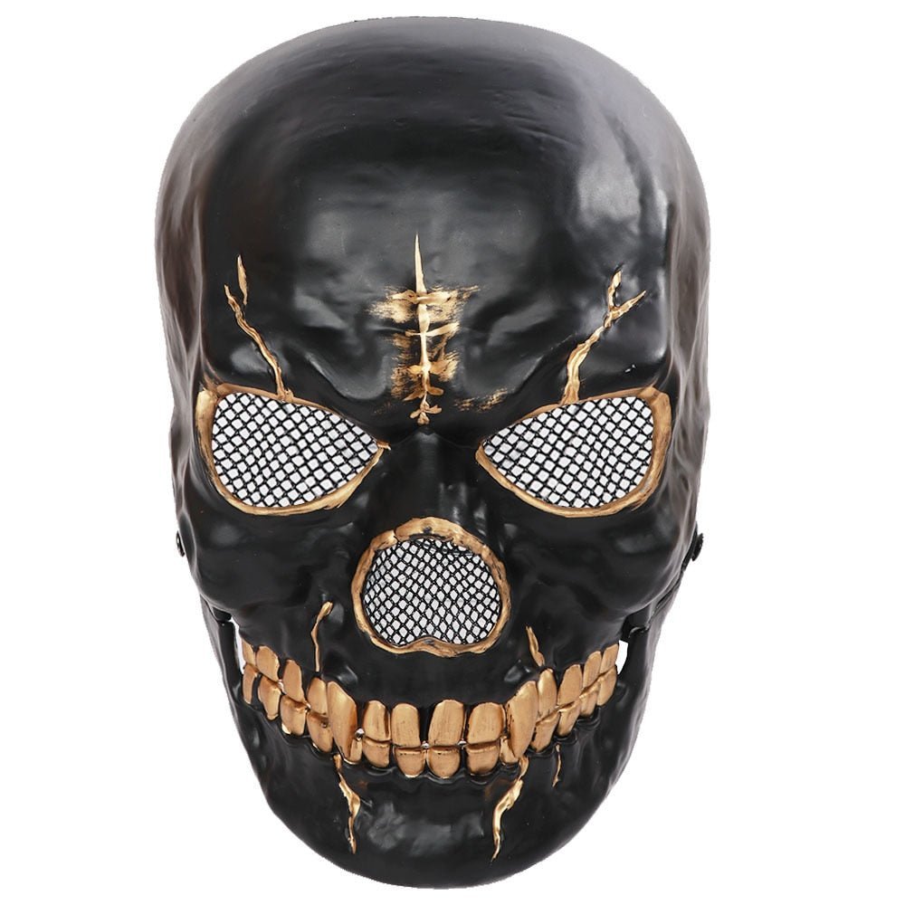 Halloween Movable Jaw Realistic Skull Mask - Best Full Head Latex Cosplay Mask - GiftMira