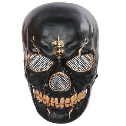 Halloween Movable Jaw Realistic Skull Mask - Best Full Head Latex Cosplay Mask - GiftMira