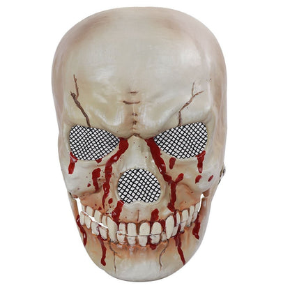Halloween Movable Jaw Realistic Skull Mask - Best Full Head Latex Cosplay Mask - GiftMira
