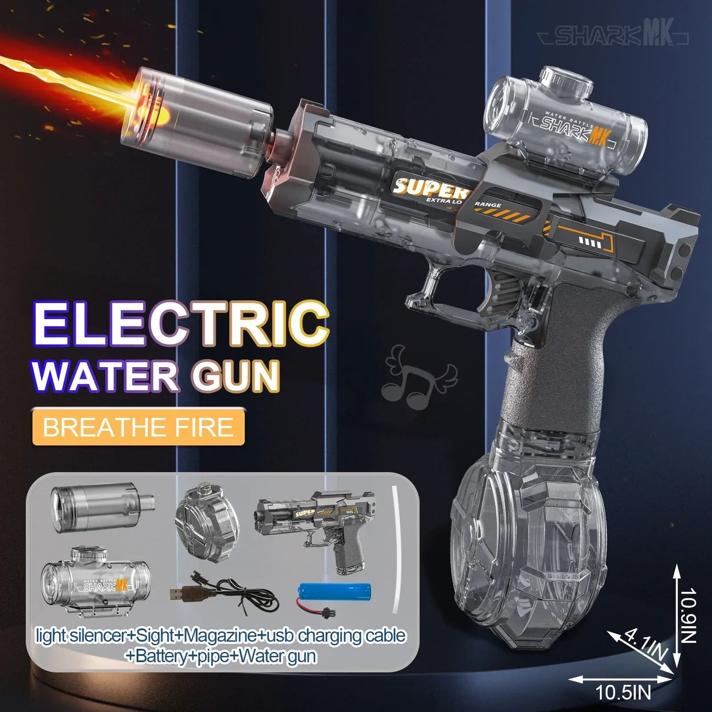 High - Pressure Electric Water Gun: Automatic Summer Fun Toy - GiftMira