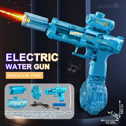 High - Pressure Electric Water Gun: Automatic Summer Fun Toy - GiftMira