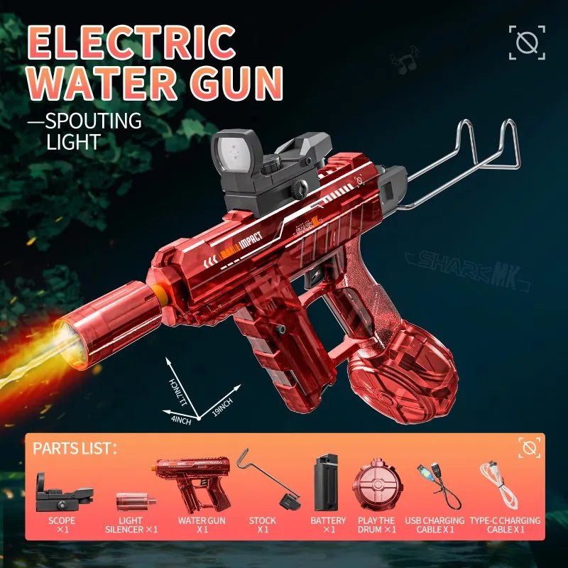 High - Pressure Electric Water Gun: Automatic Summer Fun Toy - GiftMira