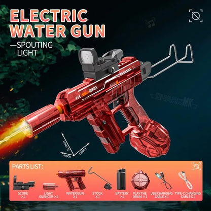 High - Pressure Electric Water Gun: Automatic Summer Fun Toy - GiftMira