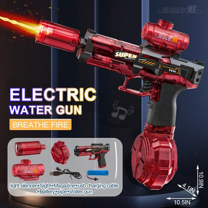 High - Pressure Electric Water Gun: Automatic Summer Fun Toy - GiftMira