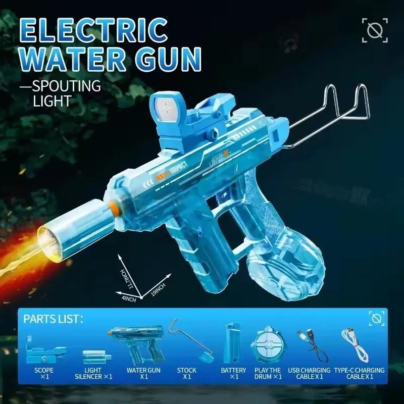 High - Pressure Electric Water Gun: Automatic Summer Fun Toy - GiftMira