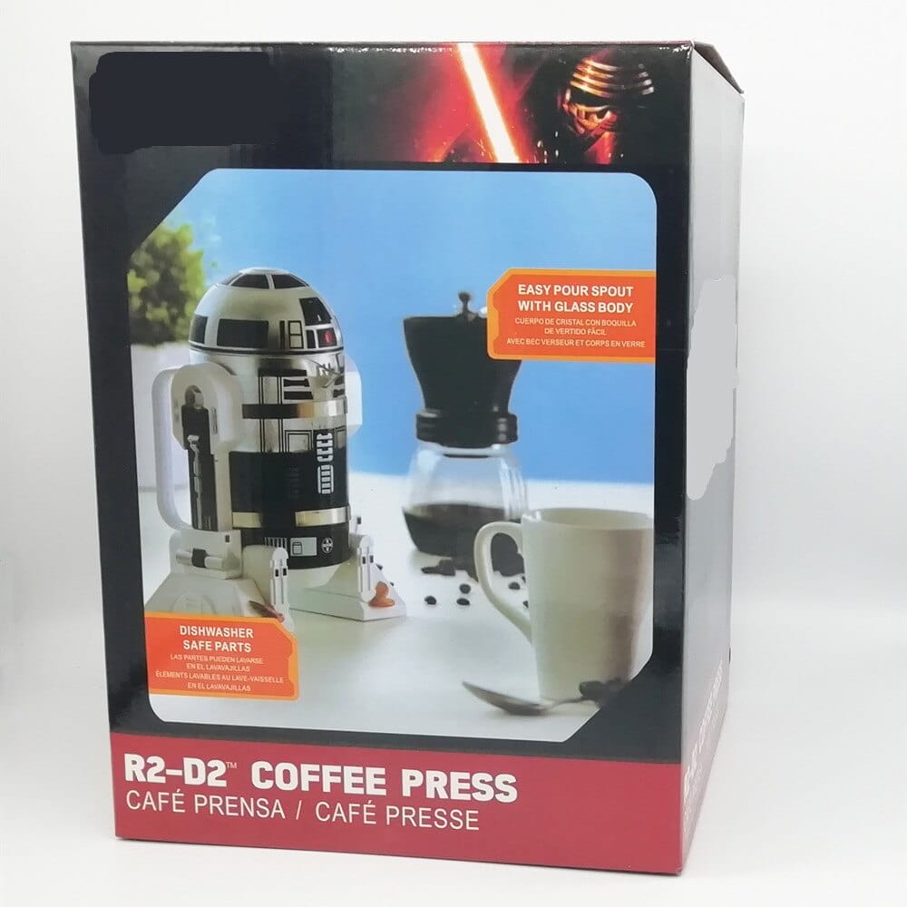 HomeBound Essentials Moka Handmade R2-D2 Stainless Steel Coffee Maker Machine