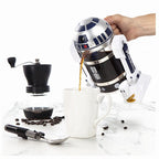 HomeBound Essentials Moka Handmade R2-D2 Stainless Steel Coffee Maker Machine