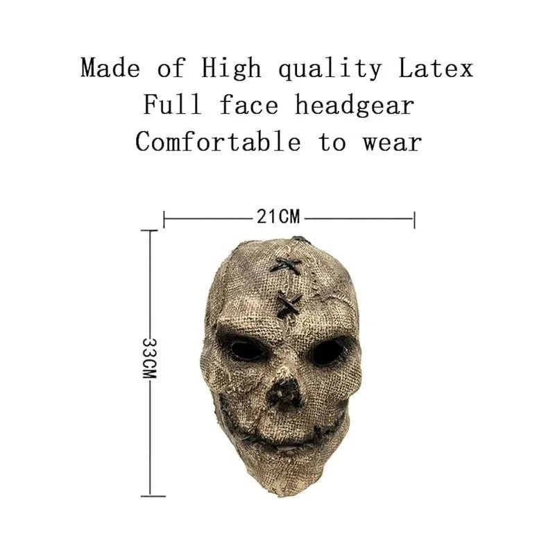 Horror Killer Skull Skeleton Cosplay Mask For Halloween - GiftMira