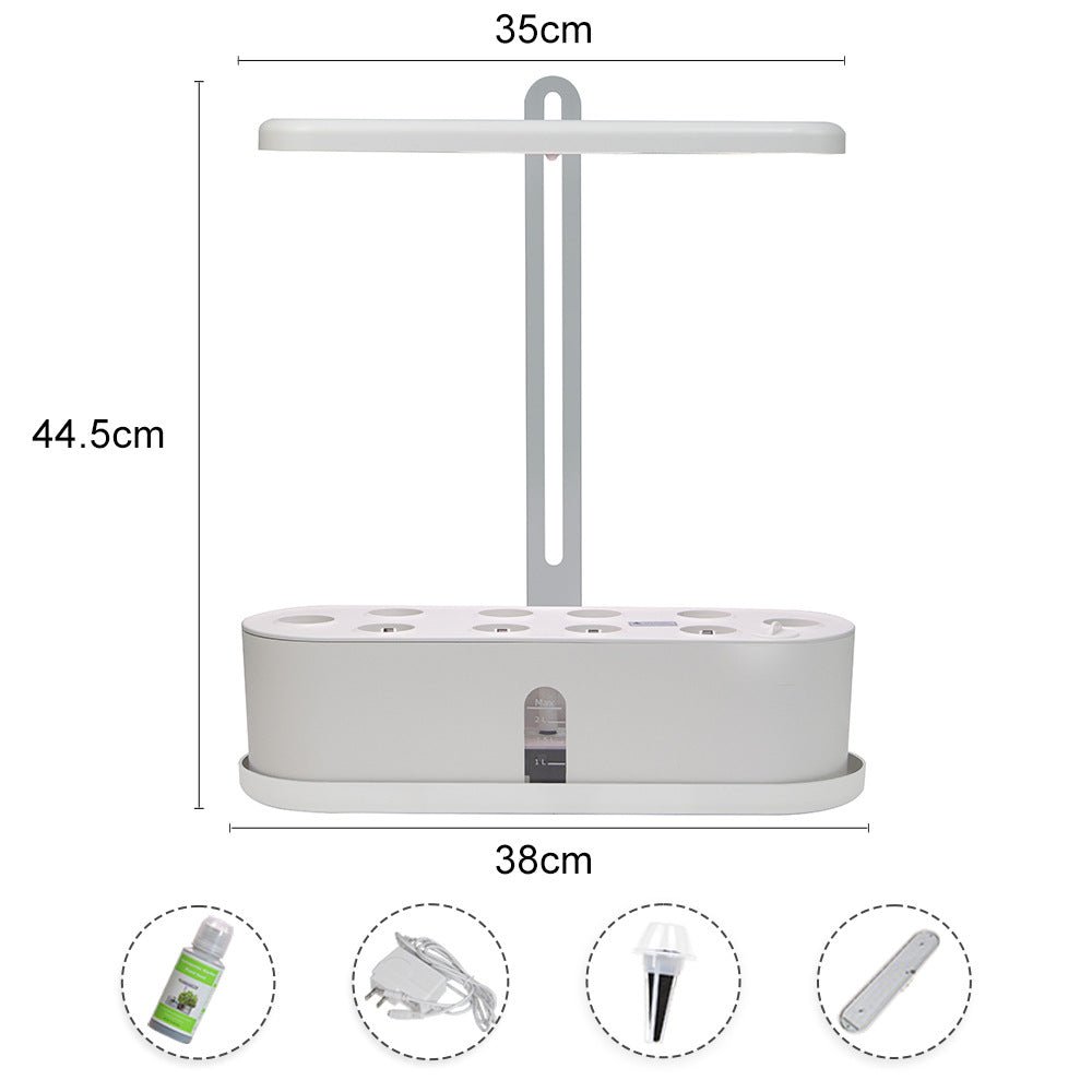 Indoor Herb Garden Hydroponic Kit 12 - Pod – Smart LED Grow Light, Auto Timer, Basil Mint Cilantro Gift - GiftMira