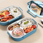 InsulaSteel Premium Thermal Lunch Box | Multi - Layer Stainless Steel Food Jar - GiftMira