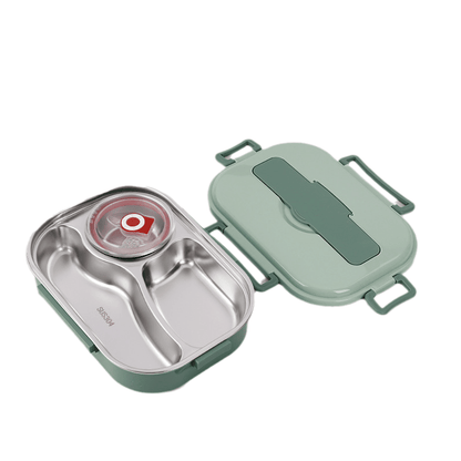 InsulaSteel Premium Thermal Lunch Box | Multi - Layer Stainless Steel Food Jar - GiftMira