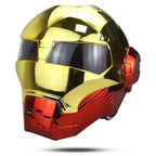 IronHero: Retro Marvel Iron Man Inspired Motorcycle Helmet - Homebound Essentials