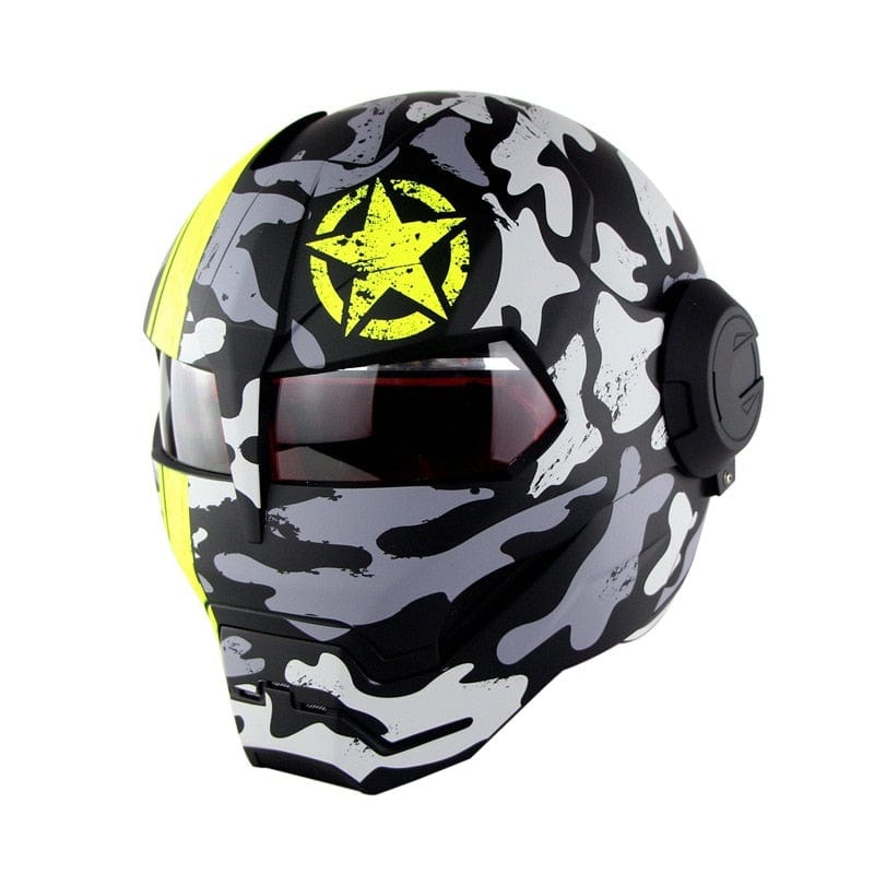 IronRider: Limited Edition Open - Flip Retro Motorcycle Helmet - GiftMira