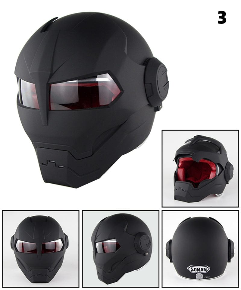 IronRider: Limited Edition Open - Flip Retro Motorcycle Helmet - GiftMira