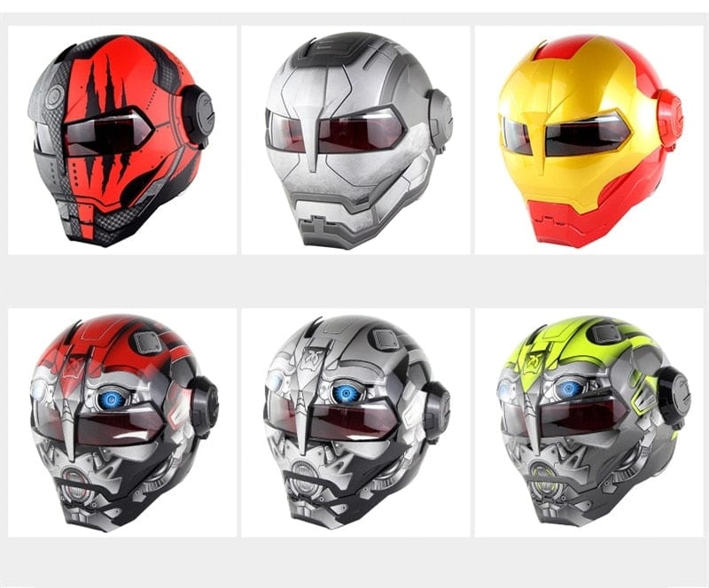 IronRider: Limited Edition Open - Flip Retro Motorcycle Helmet - GiftMira