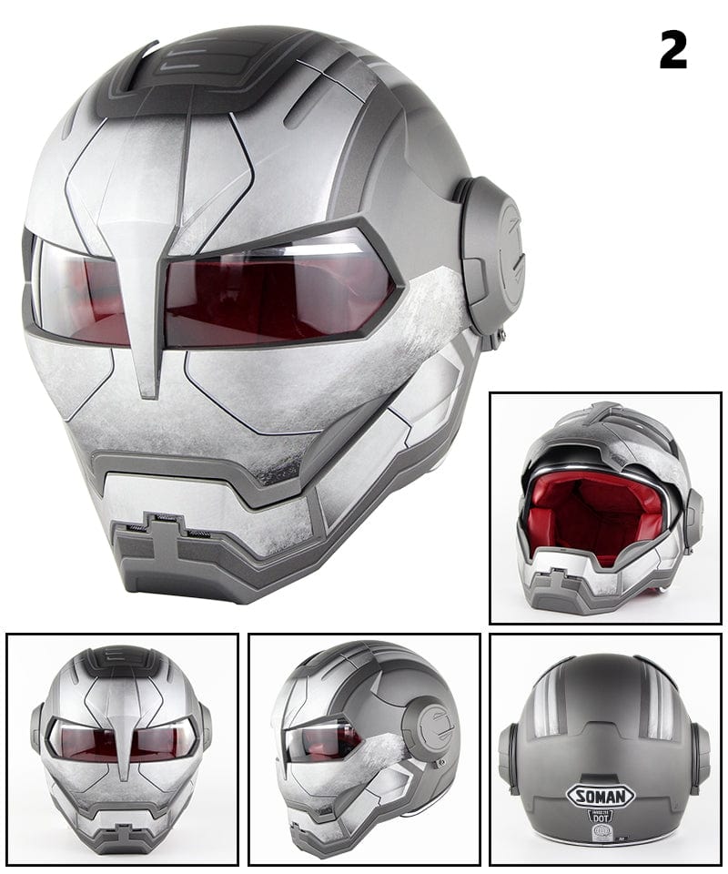 IronRider: Limited Edition Open - Flip Retro Motorcycle Helmet - GiftMira