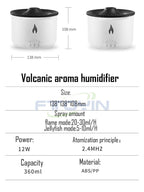 Jellyfish Flame Air Essential Oil Diffuser Humidifier - GiftMira