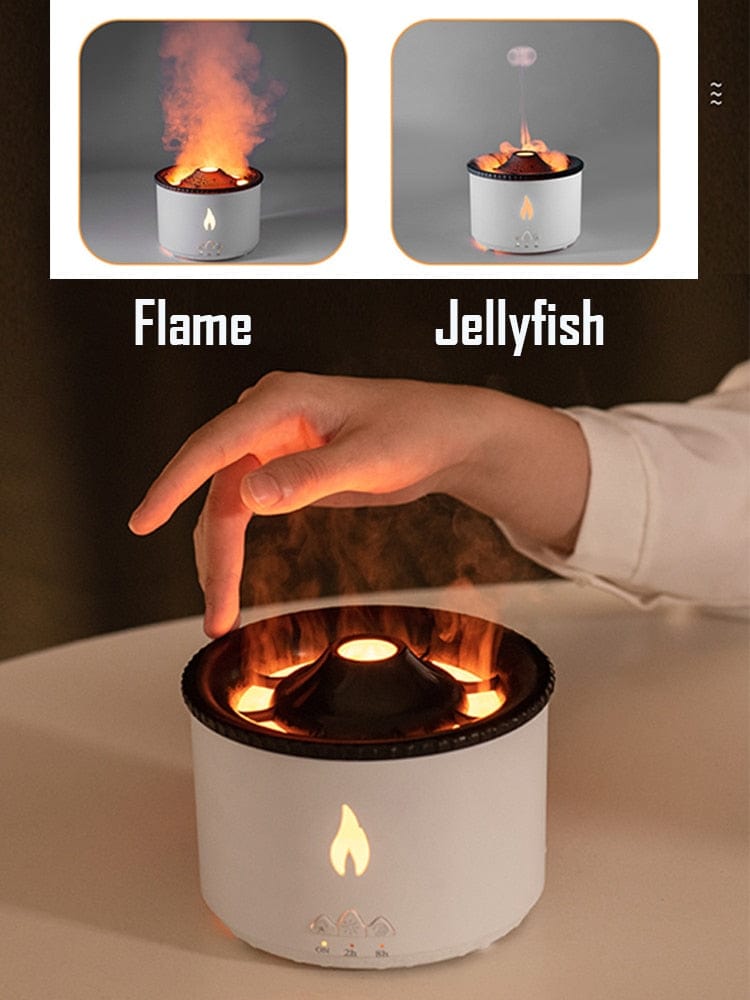 Jellyfish Flame Air Essential Oil Diffuser Humidifier - GiftMira